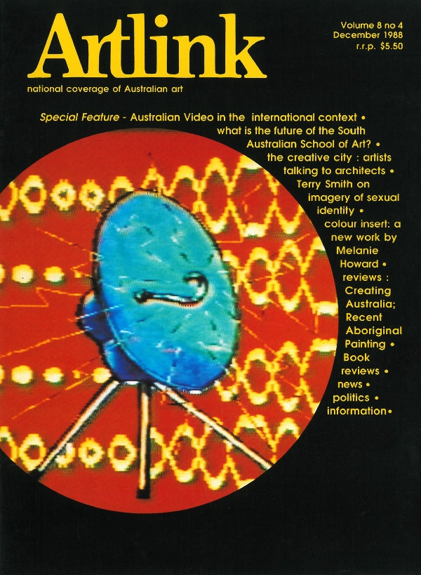 Issue 8:4 | December 1988 | Artlink 8:4